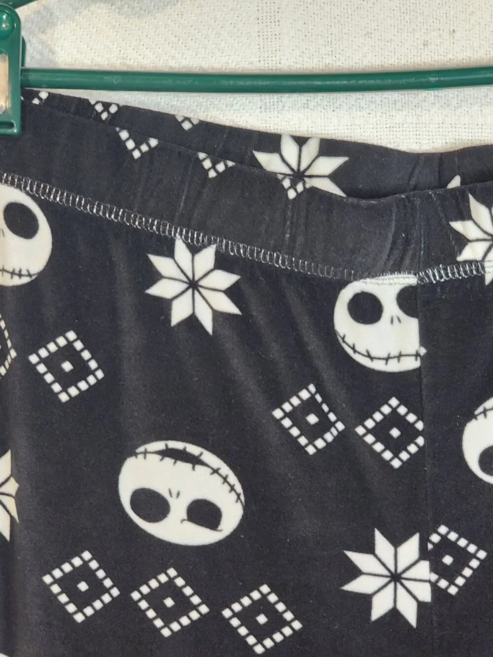 Disney Nightmare Before Christmas Black Soot Poly 2pc Pajama Set Size 3X 22W-24W - Picture 13 of 16